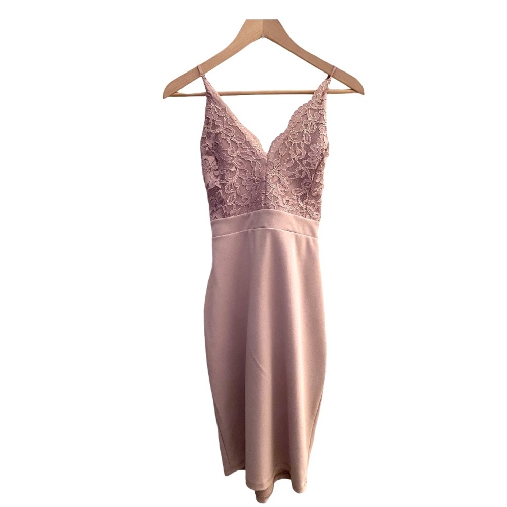 Lace Bodice Bodycon Dress